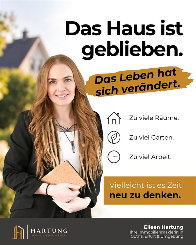 Immobilien-Anzeige: „Das Haus ist geblieben. Das Leben hat sich verändert.“
